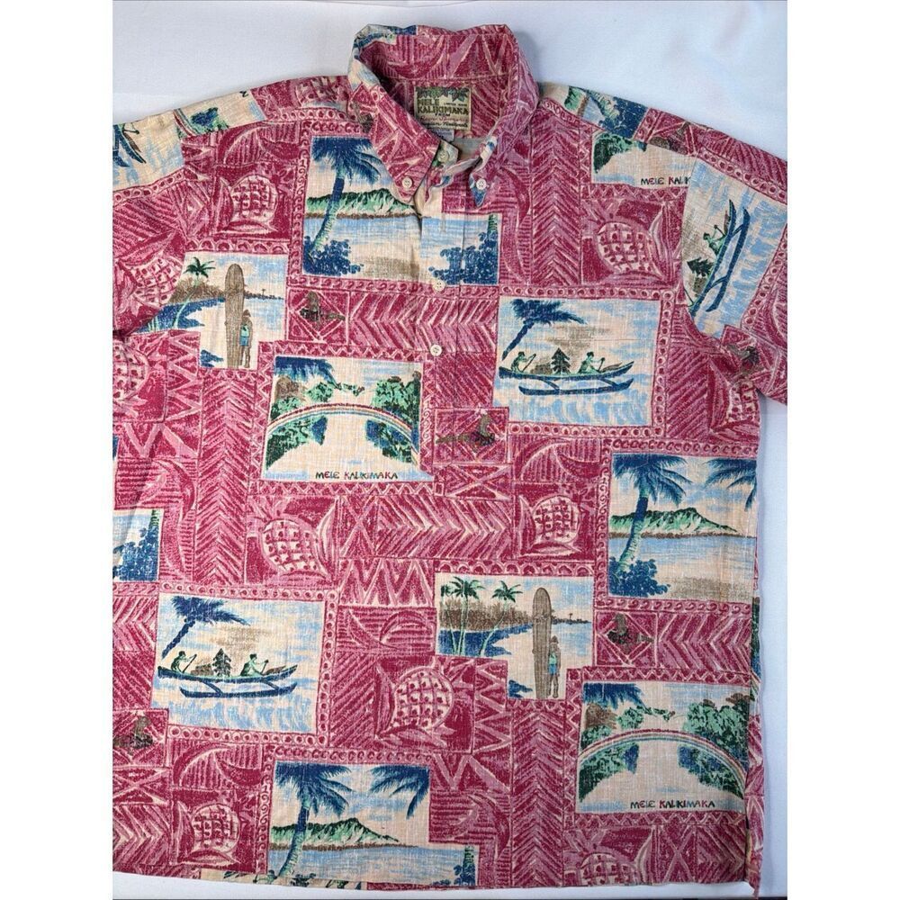 Reyn Spooner  XL Limited Edition Mele Kalikimaka Hawaiian Christmas Shirt